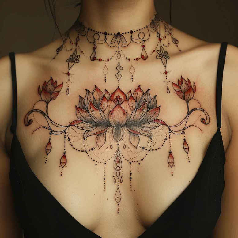 chains tattoo design ideas micro symbol rugged metal symbol of courage