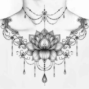 chains tattoo design ideas uncluttered shadowed links for knee
