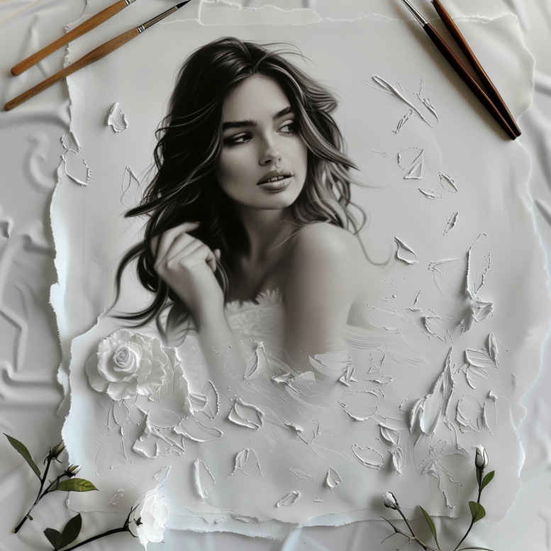 portrait-lifelike-lightweight – tattoo design ideas free ai generated – Gallery: characters-inkby-ai