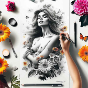 iconic-figure-form-fidelity-delicate – tattoo design ideas free ai generated – Gallery: characters-inkby-ai