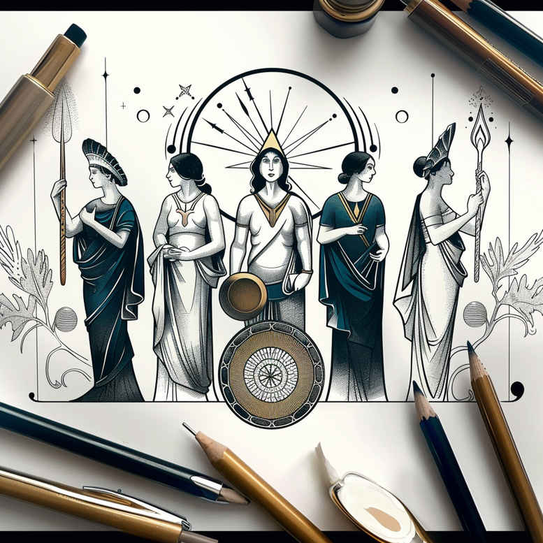 mimic-realistic-movement-short-stroke – tattoo design ideas free ai generated – Gallery: characters-inkby-ai