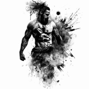 facial-expression-inner-glow-crisp-outline – tattoo design ideas free ai generated – Gallery: characters-inkby-ai