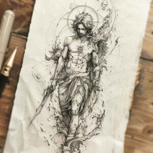 iconic-figure-visual-accuracy-simple-icon – tattoo design ideas free ai generated – Gallery: characters-inkby-ai