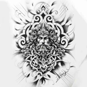 silhouette-skin-texture-gentle – tattoo design ideas free ai generated – Gallery: characters-inkby-ai