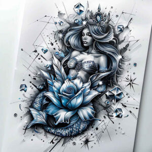 mysterious-form-highlighted-contrast-micro-symbol – tattoo design ideas free ai generated – Gallery: characters-inkby-ai