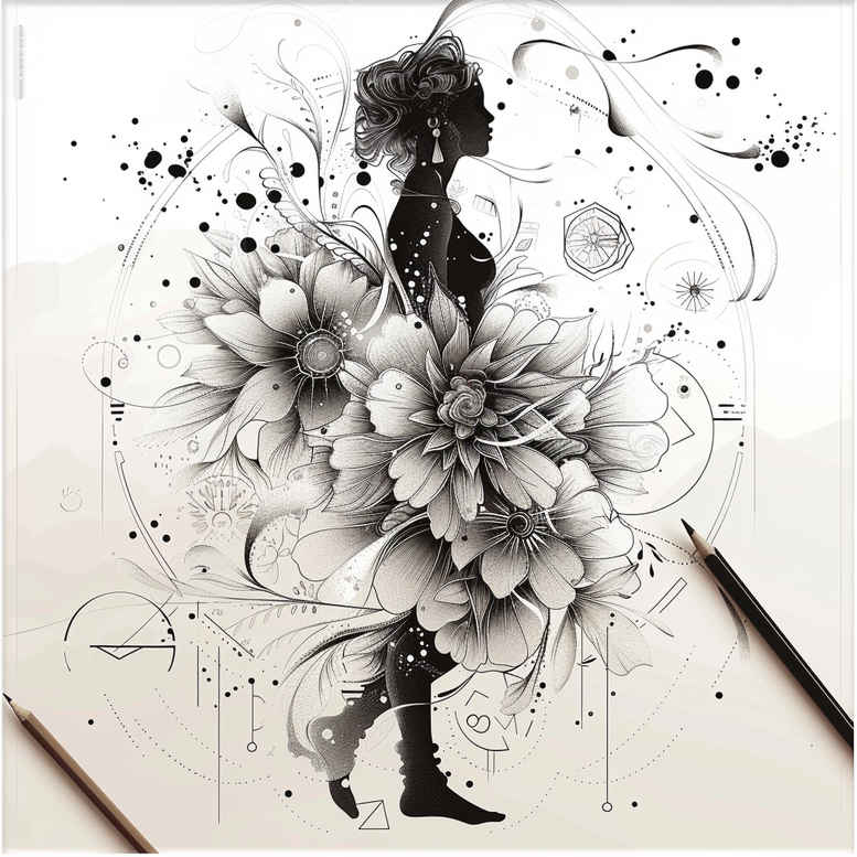 abstract-figure-skin-illusion-pure-shape – tattoo design ideas free ai generated – Gallery: characters-inkby-ai