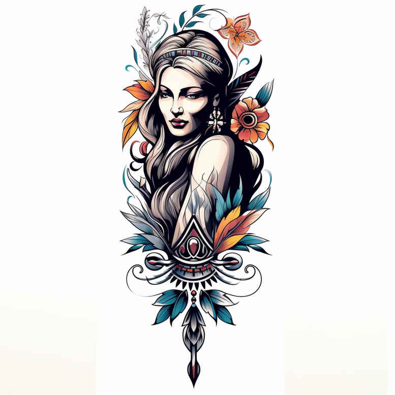 characters tattoo design ideas beyond reality bold outlines for back