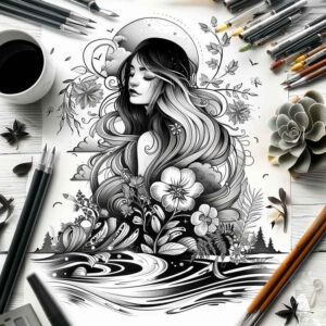 characters tattoo design ideas clean fill costume design shows strength
