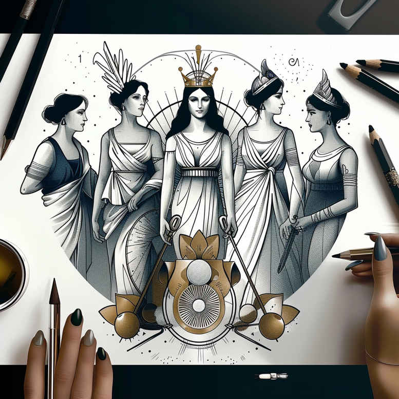 characters tattoo design ideas fine detail detailed eyes represents endurance