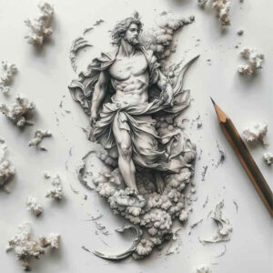 characters tattoo design ideas photo-realistic detailed hands for stomach