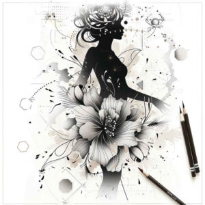 characters tattoo design ideas moody dramatic shading symbol of endurance
