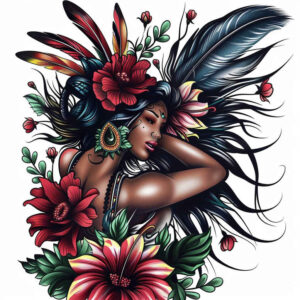 characters tattoo design ideas structured design mythological figures stands for perseverance