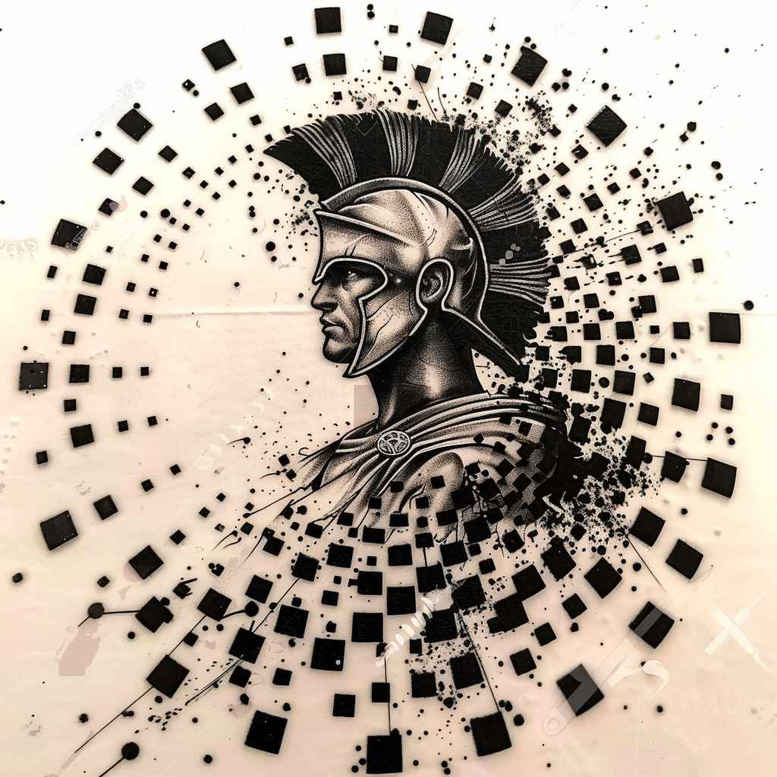 characters tattoo design ideas monochrome realistic faces symbolising endurance