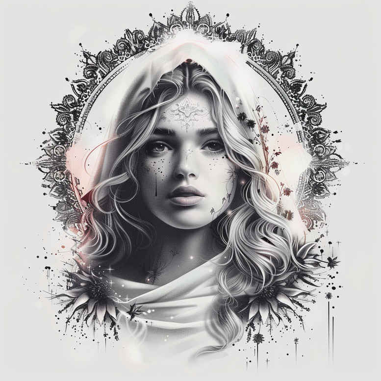 angelic-figure-realistic-movement-for-back – tattoo design ideas free ai generated – Gallery: christian-characters-inkby-ai