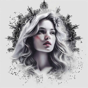 angel-figure-emotional-realism-for-shoulder – tattoo design ideas free ai generated – Gallery: christian-characters-inkby-ai