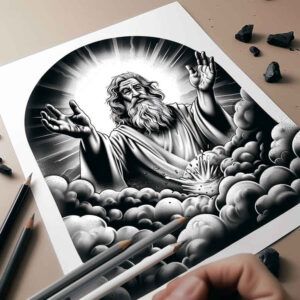 redeemer-figure-dimensional-ink-for-lower-back – tattoo design ideas free ai generated – Gallery: christian-characters-inkby-ai