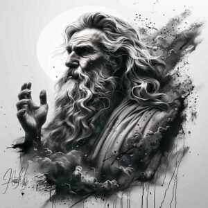 sacred-statue-deep-shadows-for-wrist-side – tattoo design ideas free ai generated – Gallery: christian-characters-inkby-ai