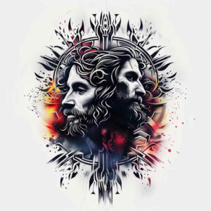 mercy-figure-realistic-gleam-for-hand – tattoo design ideas free ai generated – Gallery: christian-characters-inkby-ai