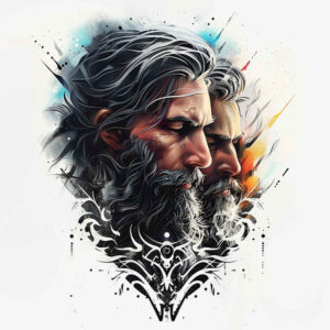 pilgrim-figure-full-detail-for-outer-arm – tattoo design ideas free ai generated – Gallery: christian-characters-inkby-ai