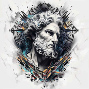 prophet-figure-color-precision-for-upper-shoulder – tattoo design ideas free ai generated – Gallery: christian-characters-inkby-ai