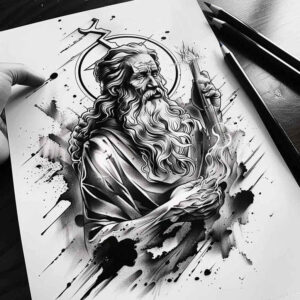 martyr-figure-skin-realism-for-temple – tattoo design ideas free ai generated – Gallery: christian-characters-inkby-ai
