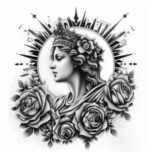 dove-bearer-refined-highlights-for-thigh – tattoo design ideas free ai generated – Gallery: christian-characters-inkby-ai
