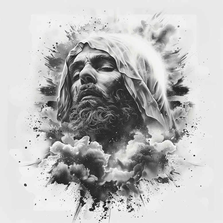 apostle-figure-refined-highlights-for-sternum – tattoo design ideas free ai generated – Gallery: christian-characters-inkby-ai