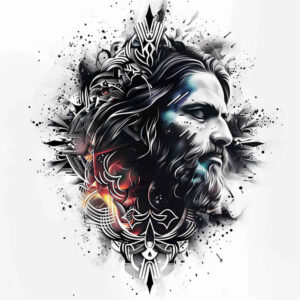 prayer-book-figure-high-resolution-tattoo-for-wrist – tattoo design ideas free ai generated – Gallery: christian-characters-inkby-ai