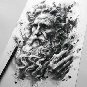 priest-figure-realistic-proportions-for-toe – tattoo design ideas free ai generated – Gallery: christian-characters-inkby-ai
