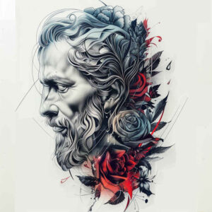 christian-characters tattoo design ideas saturated hues blessed imagery shows endurance