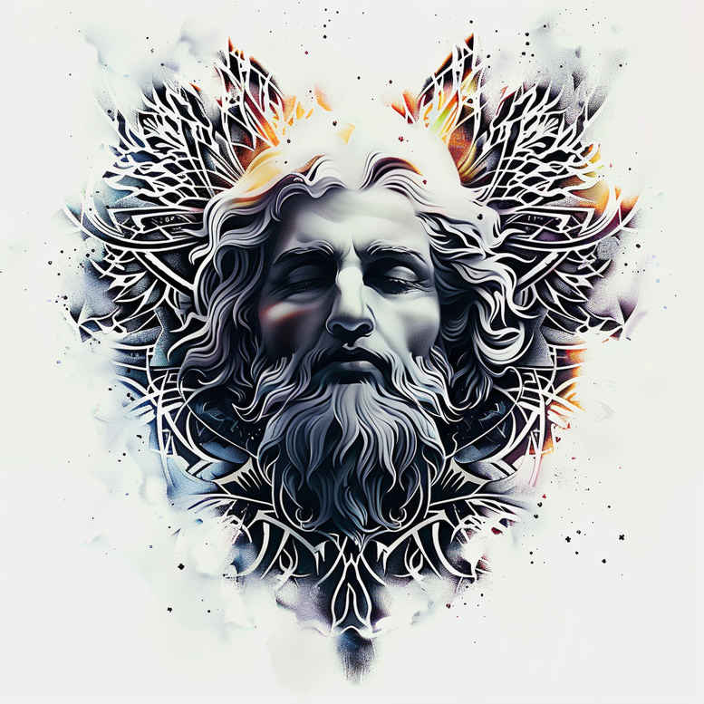 christian-characters tattoo design ideas bold highlights emotional depth for back