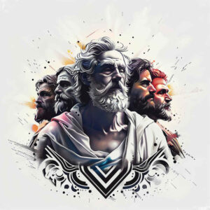christian-characters tattoo design ideas refined lines faith symbols symbolising determination