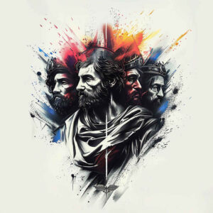 christian-characters tattoo design ideas bold highlights religious narratives for chest