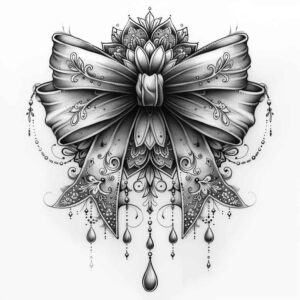 soft-bow-unadorned-for-toe – tattoo design ideas free ai generated – Gallery: cockades-inkby-ai