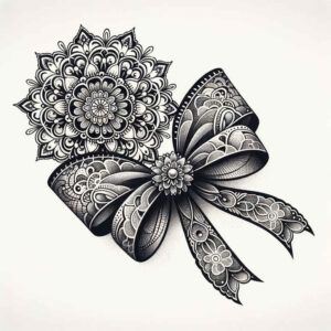 bow-knot-soft-touch-for-back – tattoo design ideas free ai generated – Gallery: cockades-inkby-ai