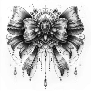 feminine-decoration-plain-for-side – tattoo design ideas free ai generated – Gallery: cockades-inkby-ai