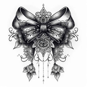 ornamental-ribbon-nonintrusive-for-wrist – tattoo design ideas free ai generated – Gallery: cockades-inkby-ai