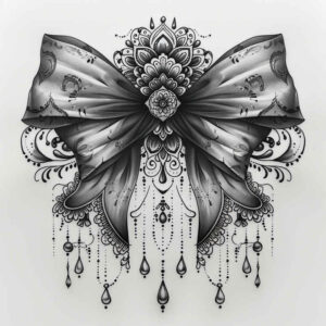 bows-tiny-motif-for-inner-arm – tattoo design ideas free ai generated – Gallery: cockades-inkby-ai