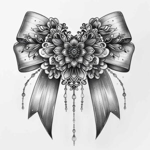 cockades tattoo design ideas tiny motif pleated design embodying resilience