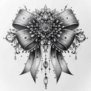 cockades tattoo design ideas tiny motif ribbons for upper chest