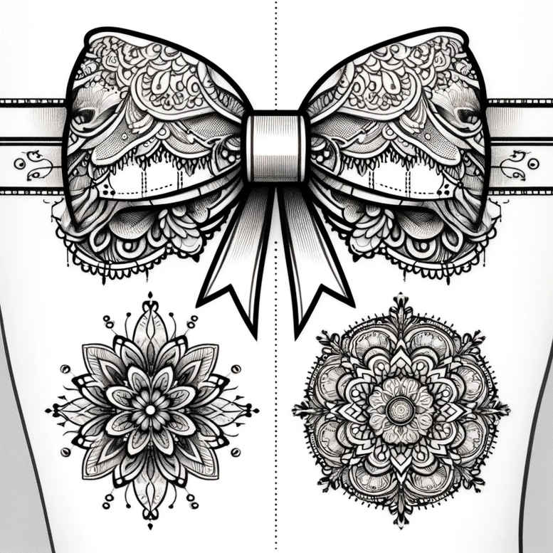 cockades tattoo design ideas basic tassels for hand
