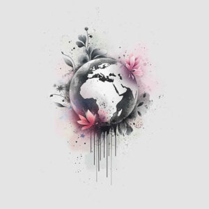 celestial-body – tattoo design ideas free ai generated – realism-tactile-shading – for-thigh – Gallery: cosmos-inkby-ai