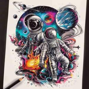 celestial-light – tattoo design ideas free ai generated – realism-natural-finish – for-ribs – Gallery: cosmos-inkby-ai