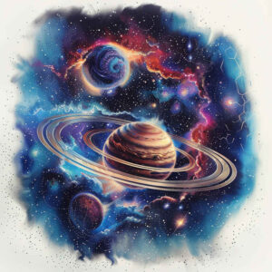 celestial-motion – tattoo design ideas free ai generated – neotraditional-bold-highlights – for-knee – Gallery: cosmos-inkby-ai