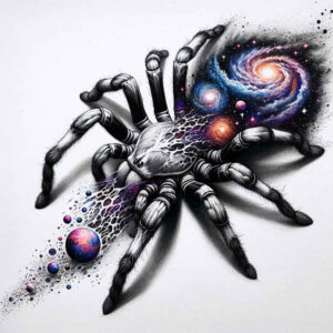 celestial-motion – tattoo design ideas free ai generated – surrealism-fluid-motion – for-biceps – Gallery: cosmos-inkby-ai