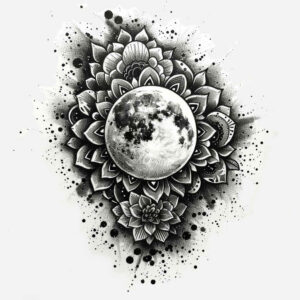 cosmic-journey – tattoo design ideas free ai generated – neotraditional-saturated-hues – for-shoulder-blade – Gallery: cosmos-inkby-ai