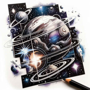 cosmic-space – tattoo design ideas free ai generated – realism-tattoo-reflection – for-side-torso – Gallery: cosmos-inkby-ai