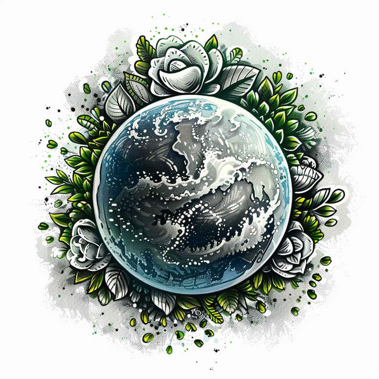 dark-matter – tattoo design ideas free ai generated – neotraditional-artistic-contrast – for-triceps – Gallery: cosmos-inkby-ai
