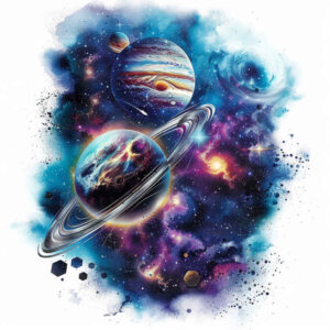 nebula-cloud – tattoo design ideas free ai generated – surrealism-illusionary – for-foot – Gallery: cosmos-inkby-ai