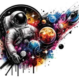 orbital-path – tattoo design ideas free ai generated – neotraditional-bold-highlights – for-biceps – Gallery: cosmos-inkby-ai